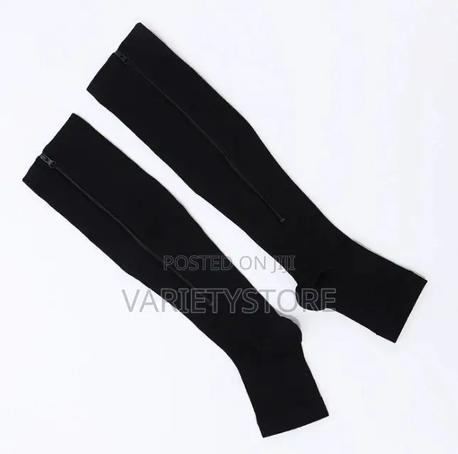 Zipper Compression Socks for Varicose Veins and Heavy Legs
