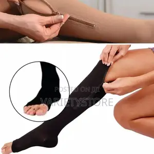 Zipper Compression Socks for Varicose Veins and Heavy Legs