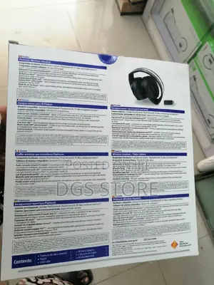 Sony Ps4 Platinum Wireless Headphone
