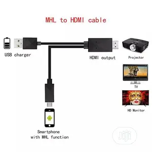 1.8M Micro USB Mhl To HDMI Cable 1080P HD TV Cables Adapter