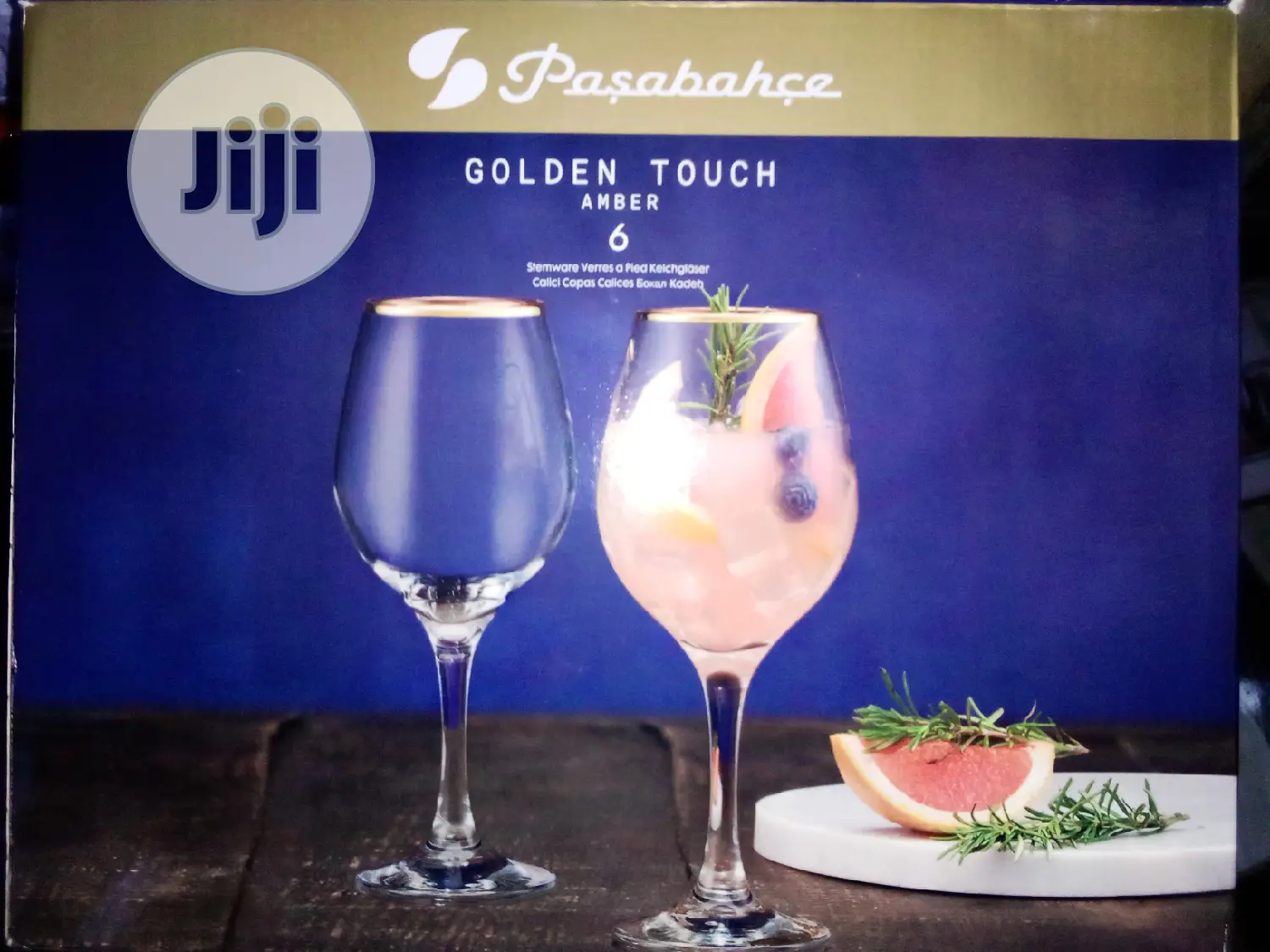 Golden Touch Wine Glass