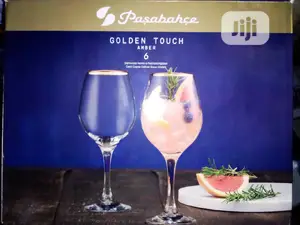 Golden Touch Wine Glass