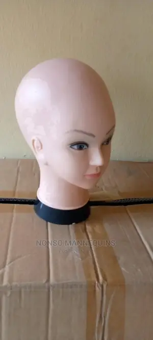 Pinnable Head Mannequin For Turbans/Wigs