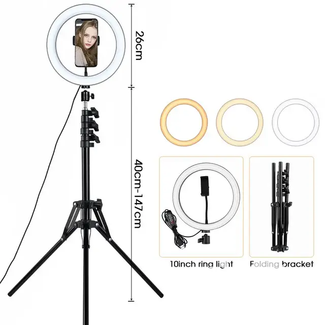 Ring Light With Tripod Selfie Ring Light