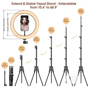 Ring Light With Tripod Selfie Ring Light