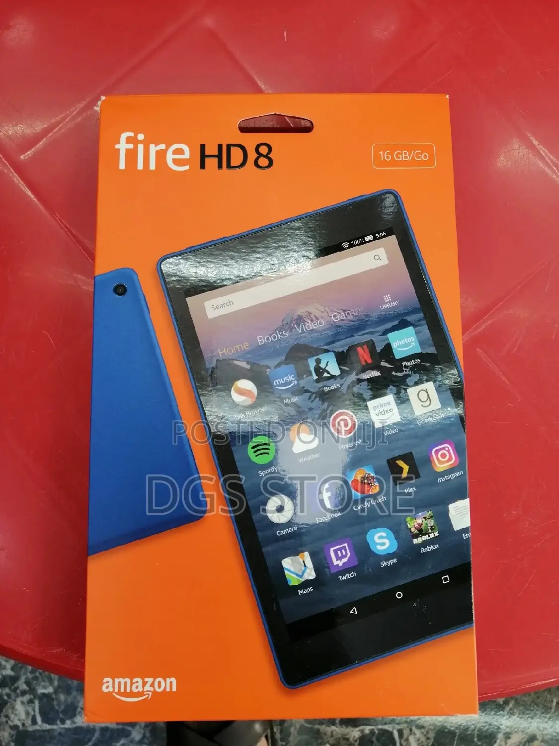 New Amazon Fire HD 8 16 GB Black