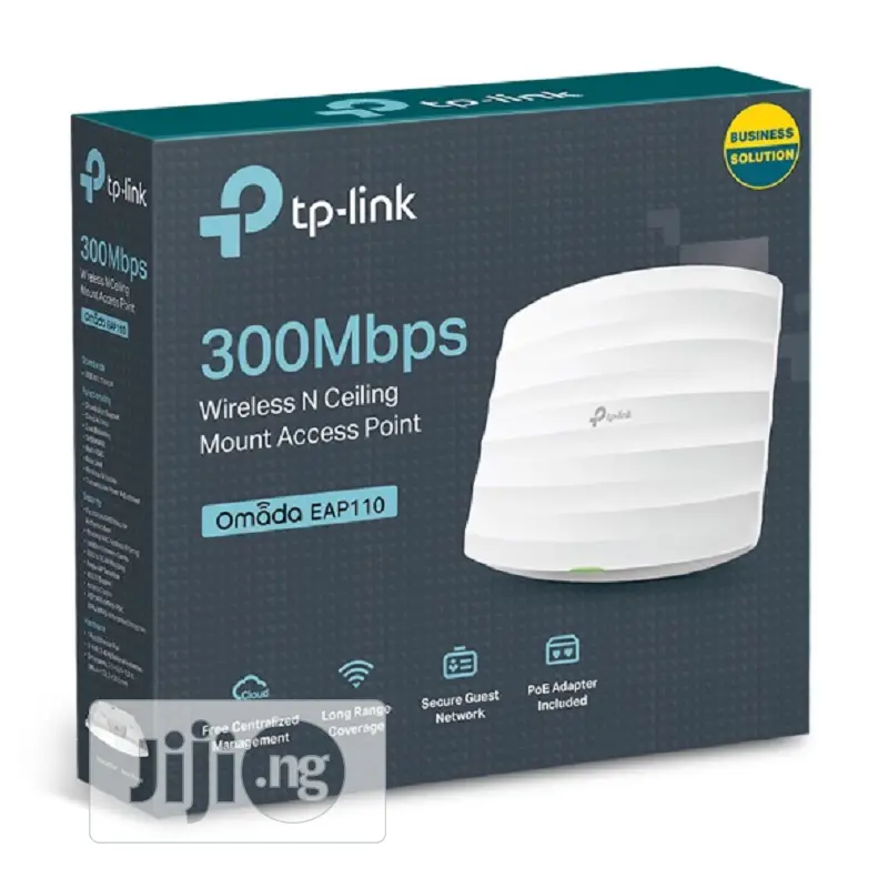 Tp-Link 300mbps Wireless N Ceiling Mount Access Point EAP110