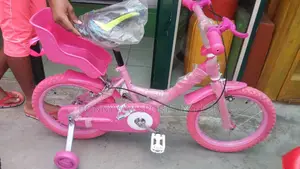 Size 16 Pink Colour Children Riding Bike