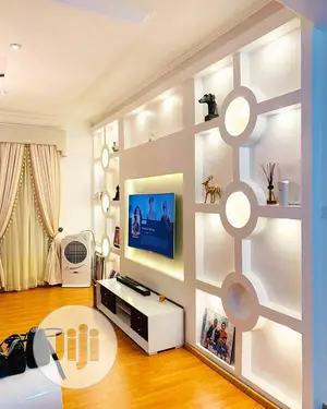 Tv Wall False Design. Wallpaper, 3d Panel.