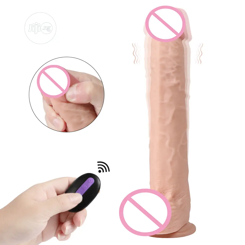 12 Inches Rechargeable Wireless Remote Control Dildo