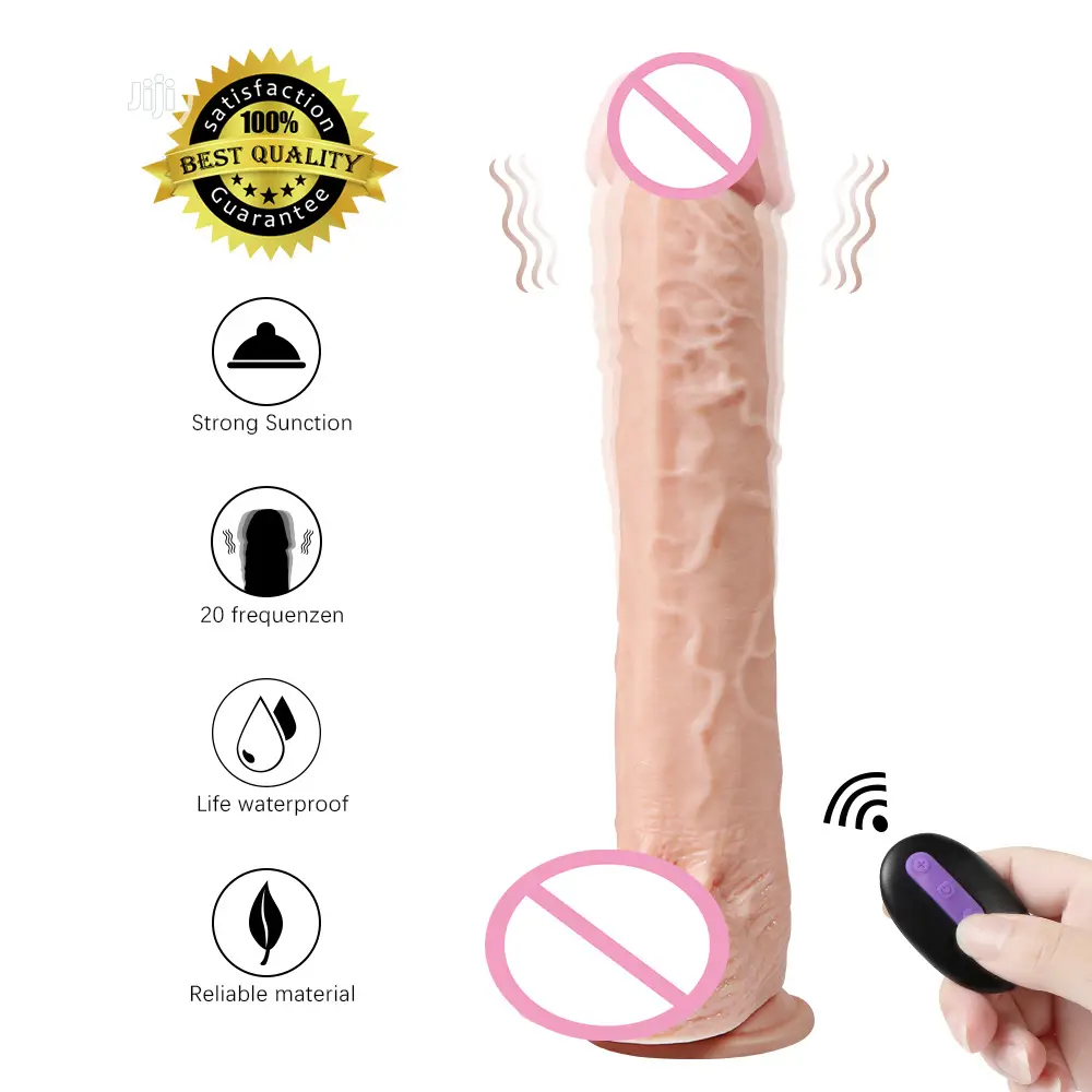12 Inches Rechargeable Wireless Remote Control Dildo