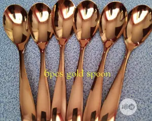 6pcs Gold Spoon