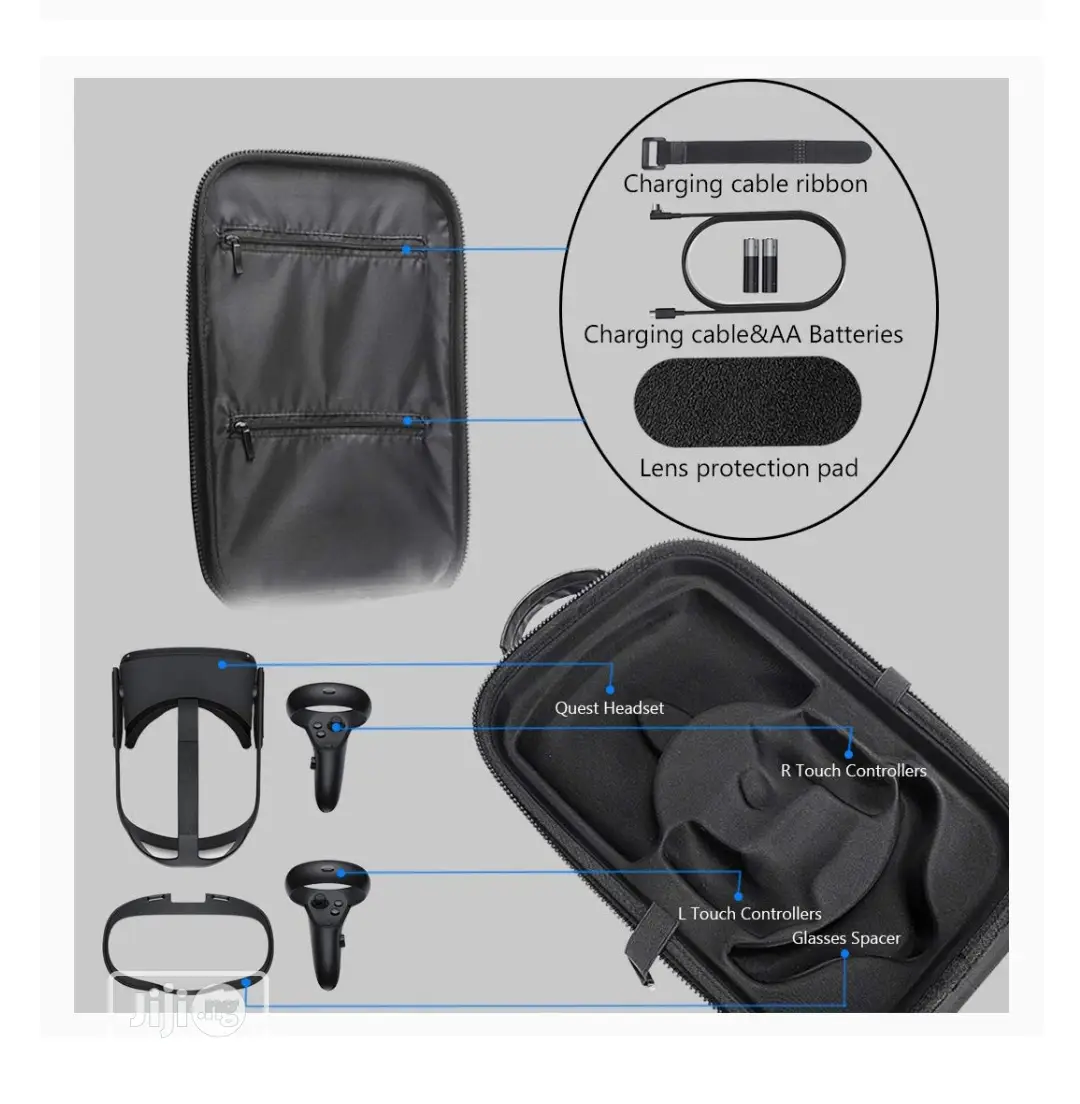 Travel Case for Oculus Quest VR Headset Carrying Bag