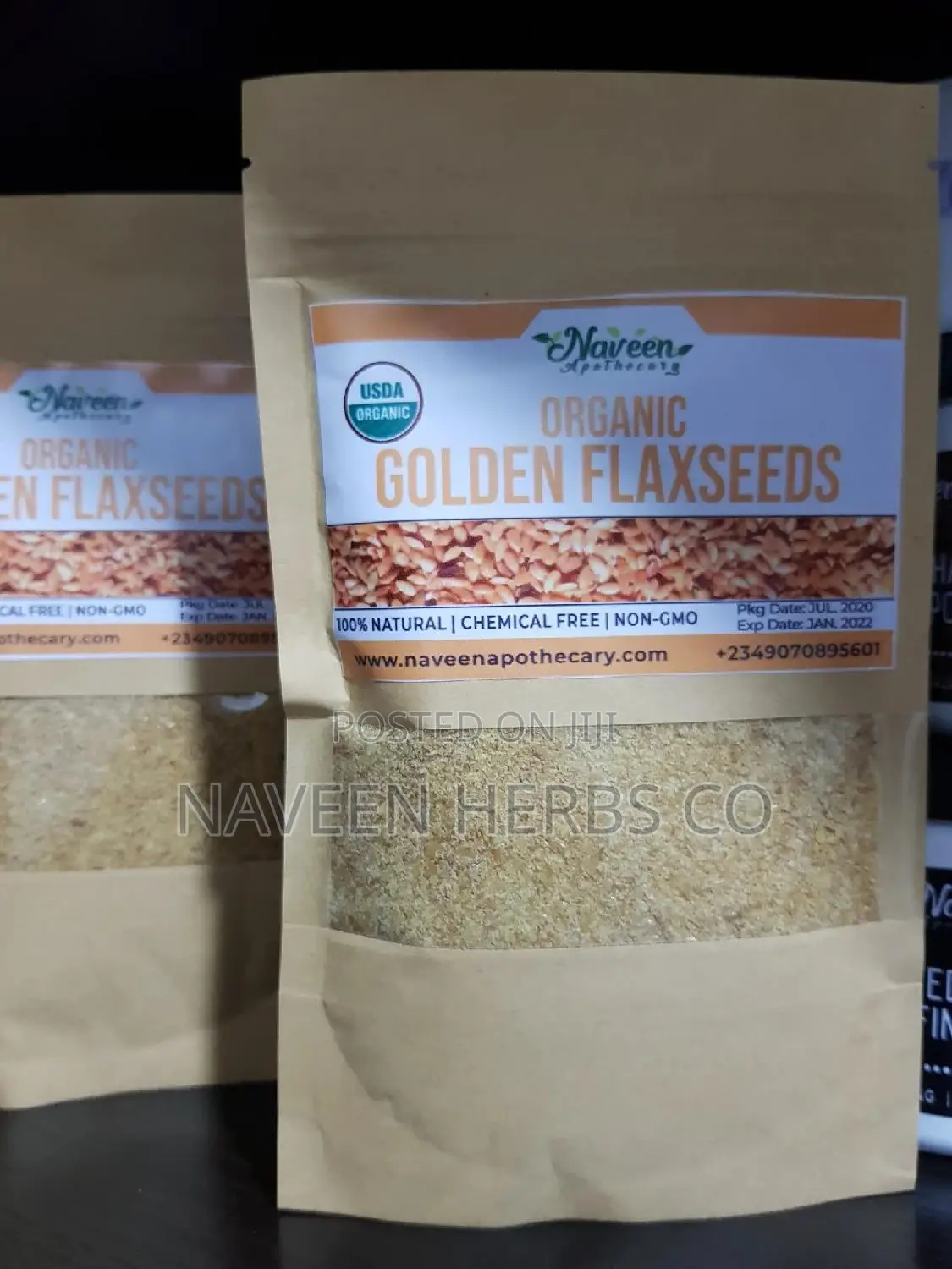 Organic Golden Flaxseed (100grams)