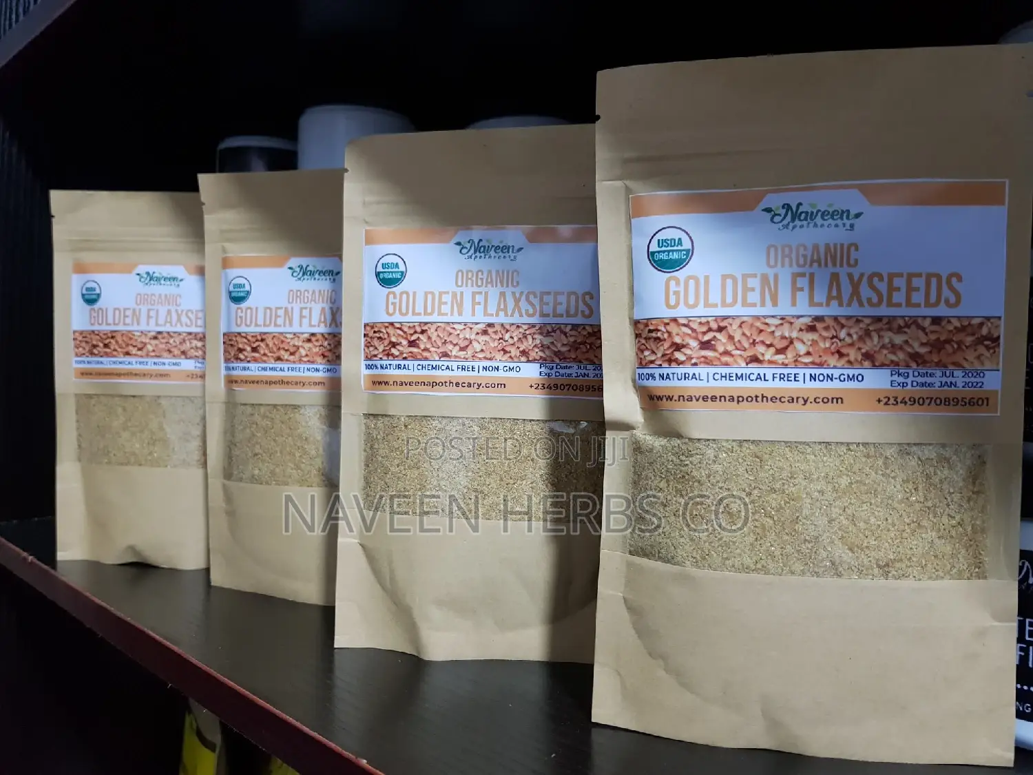 Organic Golden Flaxseed (100grams)
