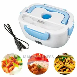 Electric Lunch Box Food Warmer - Blue
