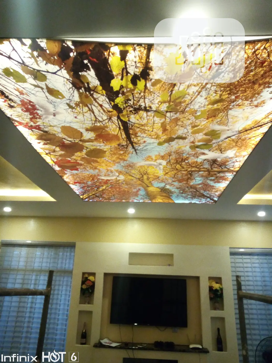 Stretch Ceiling With Light Inside