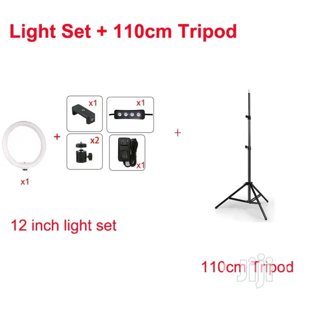 12inch Dimmable LED Studio Camera Ring Light