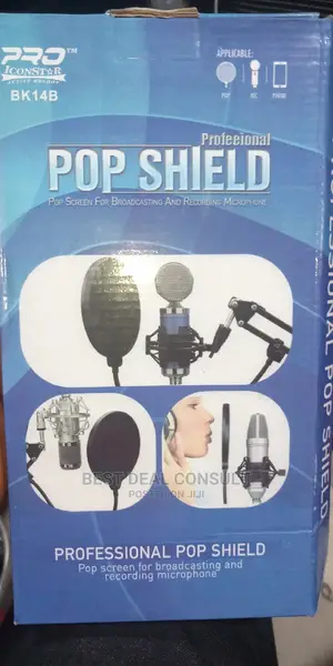 Pop Shield for Studio Mic