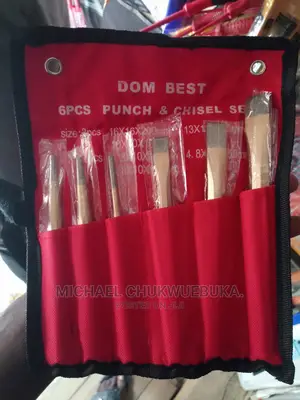 6ps Punch and Chisel Set