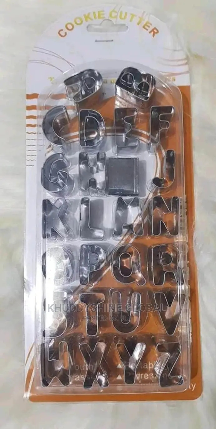 Alphabet Cookie Cutter