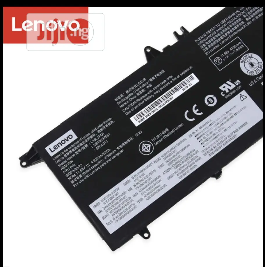 Lenovo Thinkpad T490S Series L18M3PD1 Battery (L18L3PD1)