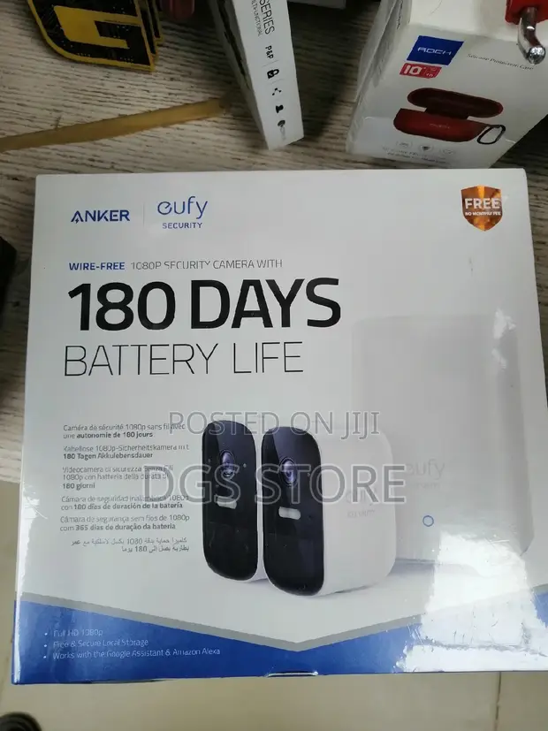 【ワンオーナー】eufy Security Camera 180日バッテリー Anker Eufy Wire Free Security Camera With 180 Days Battery for