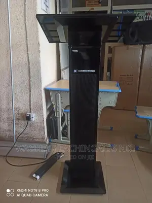Black Wireless Pulpit/ Lecern