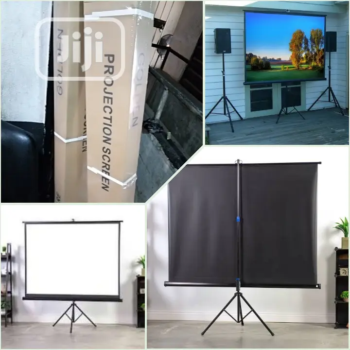 Adjustable Tripod Projection Screen