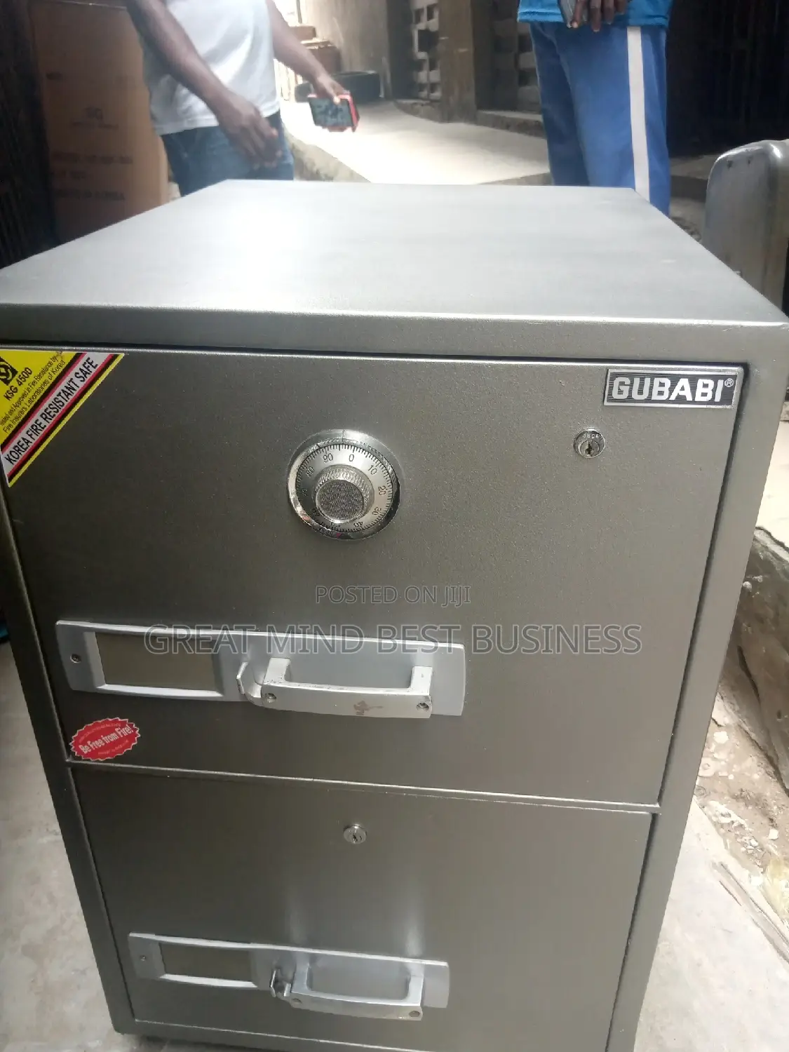 High Quality Double Drawer Fireproof Save