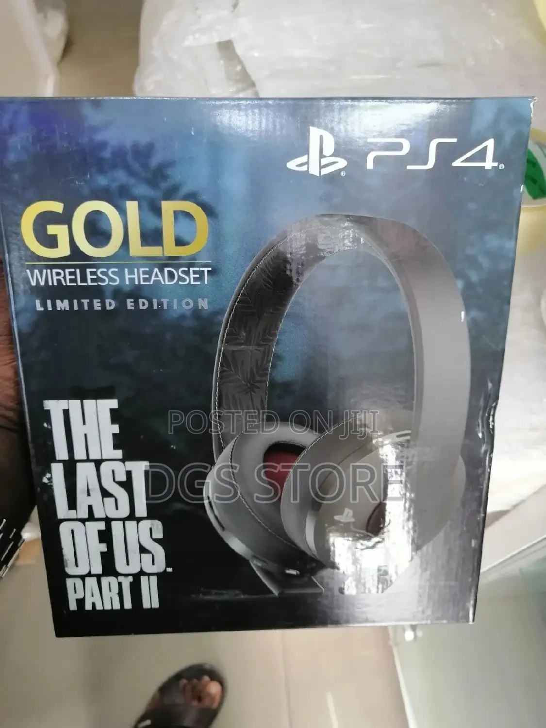 Sony Ps4 Gold Wireless Headset the Last of Us Part Ii Limite