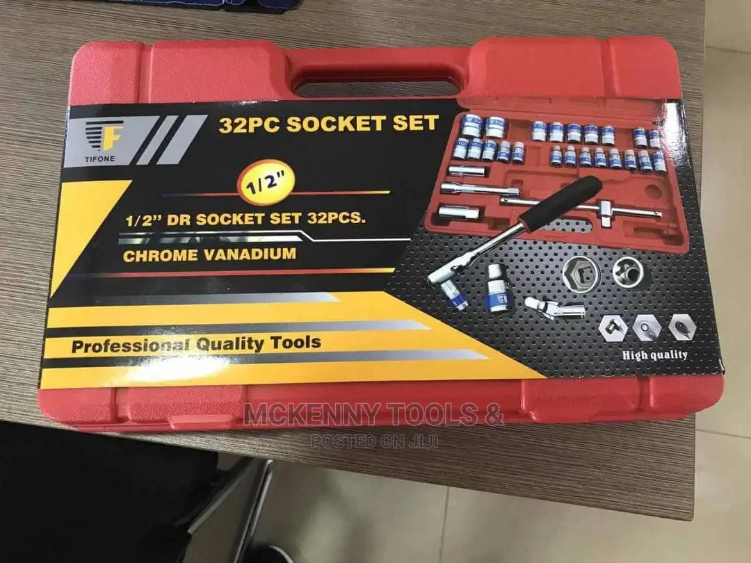 36 Socket Set Chrome Vanaduim