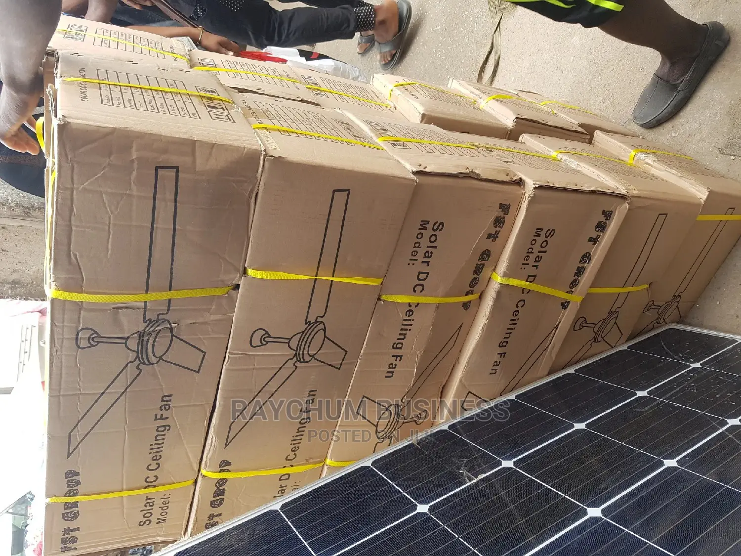 Solar Ceiling Fan DC 20wats