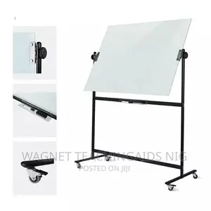 Executive 3x4feet Movable Single Sided White Magnetic Board