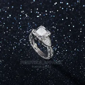 Fully Crafted Sterling Silver Engagement Ring