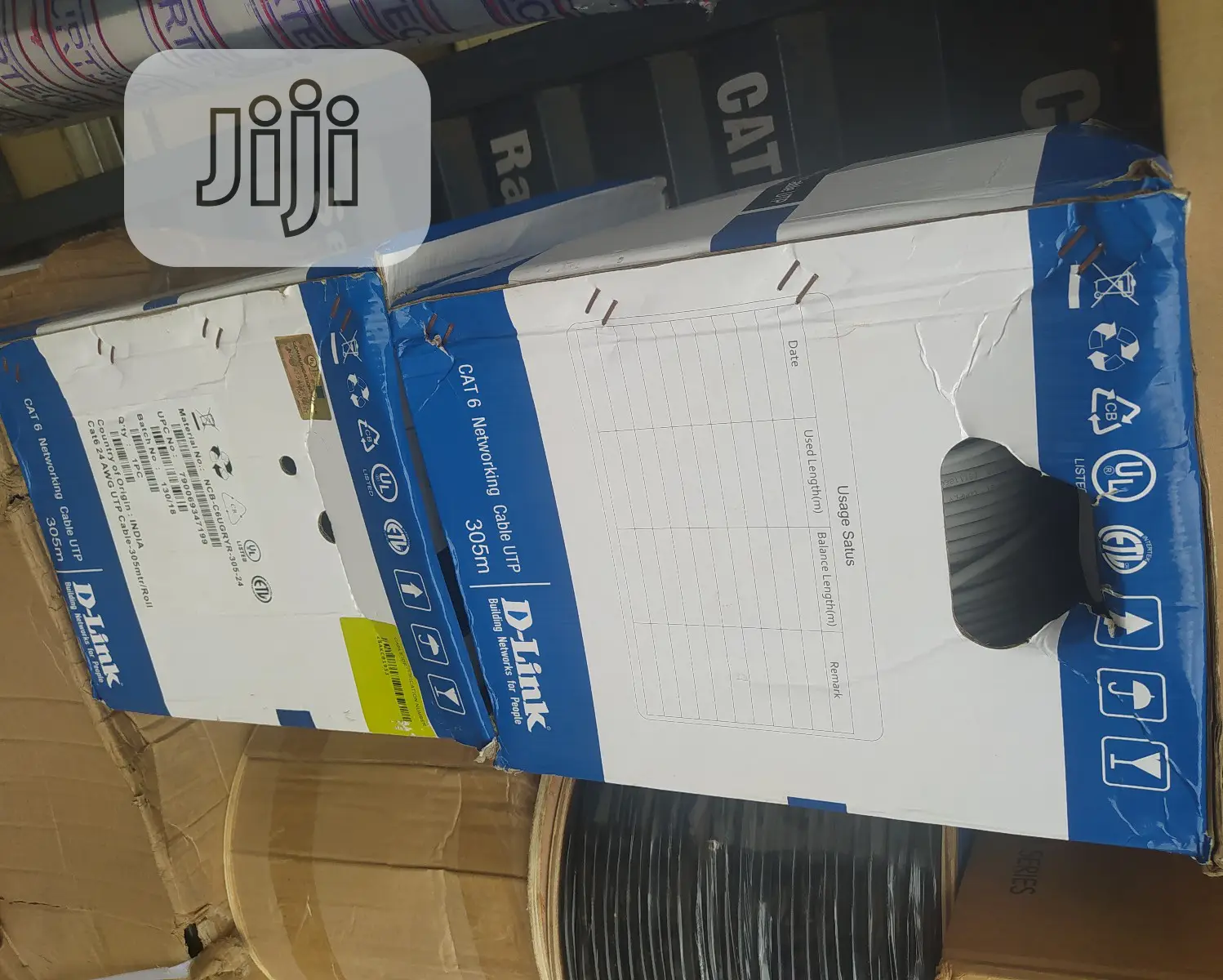 D-Link Cat6 Cable Pure Copper 305m, 1000ft.