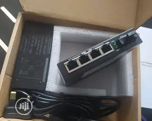 Fiber Ethernet POE Switch 4 Port