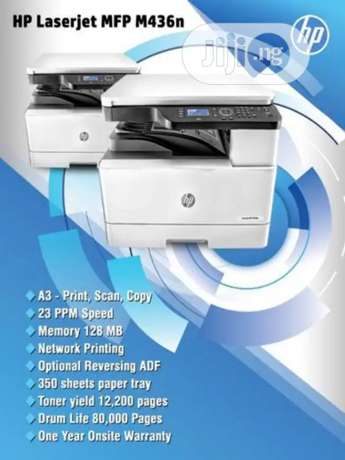 HP Laserjet MFP M442dn A3 All in One Printer (Black White)