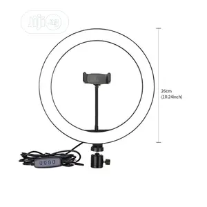 10 Inch Selfie Light Stick With Led Ring Light Tripod Stand
