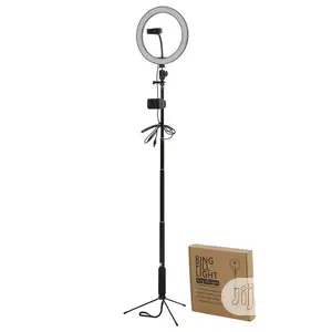 10 Inch Selfie Light Stick With Led Ring Light Tripod Stand