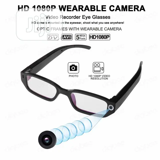 Hd 1080p Smart Mini Camera Glasses Intelligent Kamera
