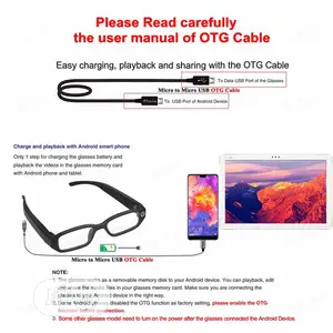Hd 1080p Smart Mini Camera Glasses Intelligent Kamera