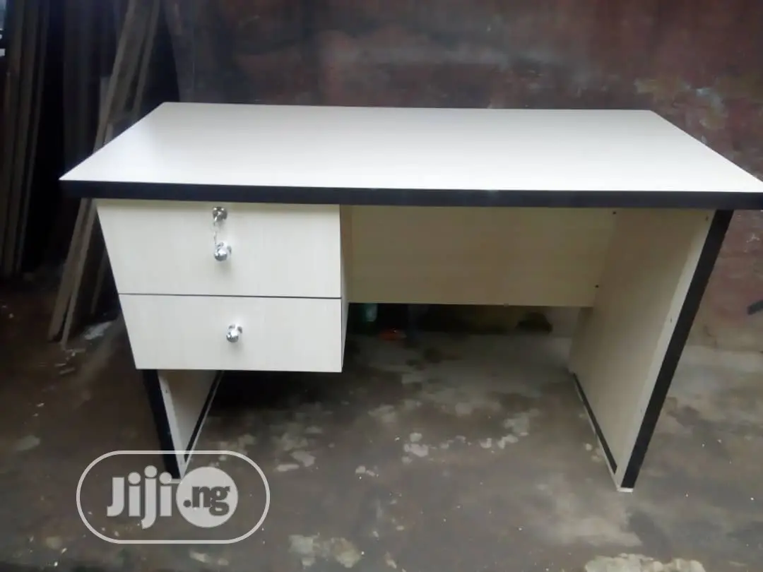Office Table With Double Drawers