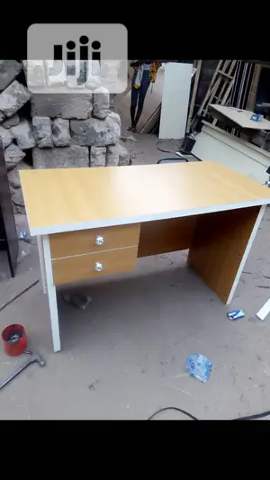 Office Table With Double Drawers
