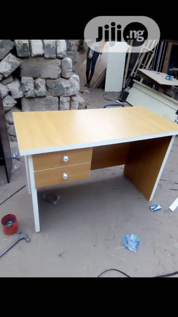 Office Table With Double Drawers