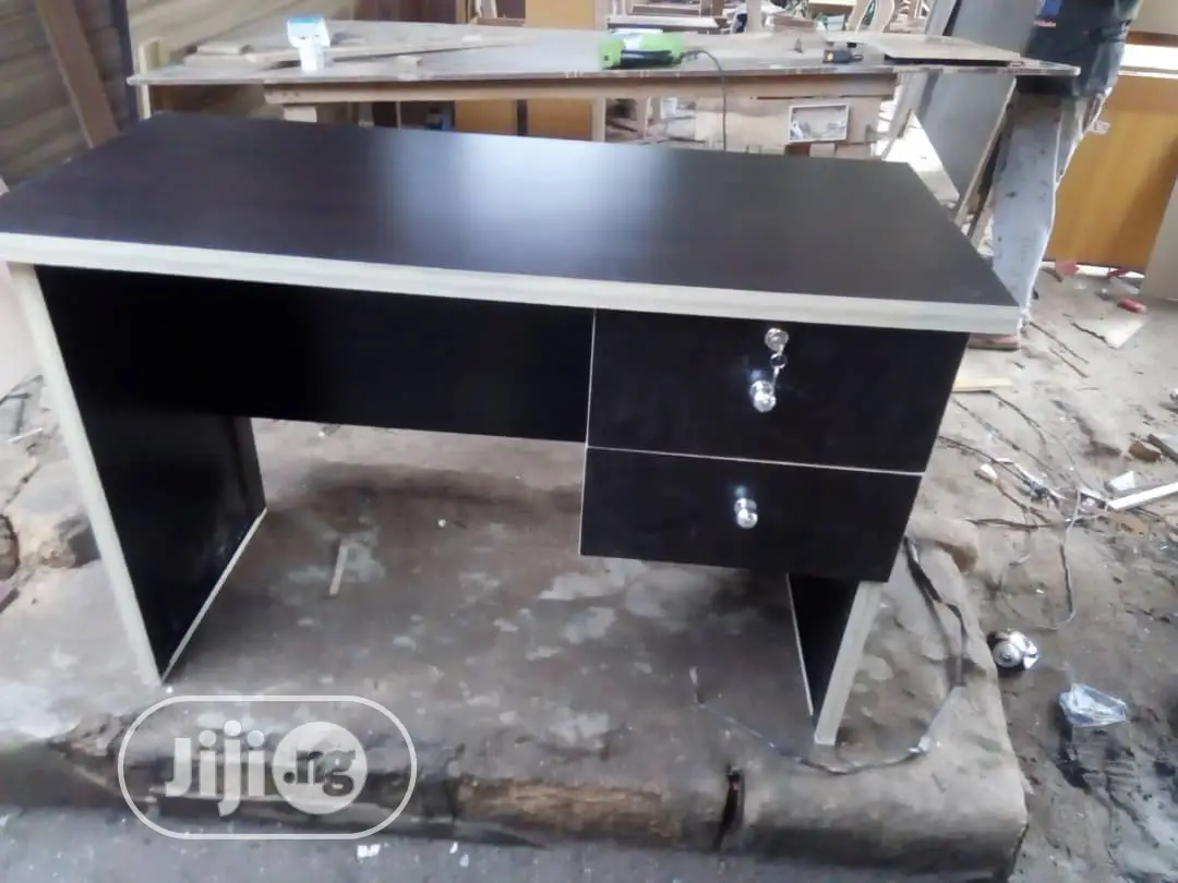 Office Table With Double Drawers