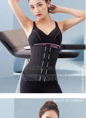 21 Steel Boned Latex Waist Trainer Training Corsets-Voronin