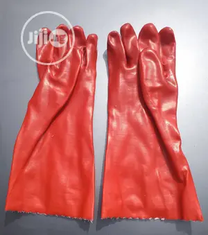 PVC Rubber Hand Gloves, Solvent Resistant