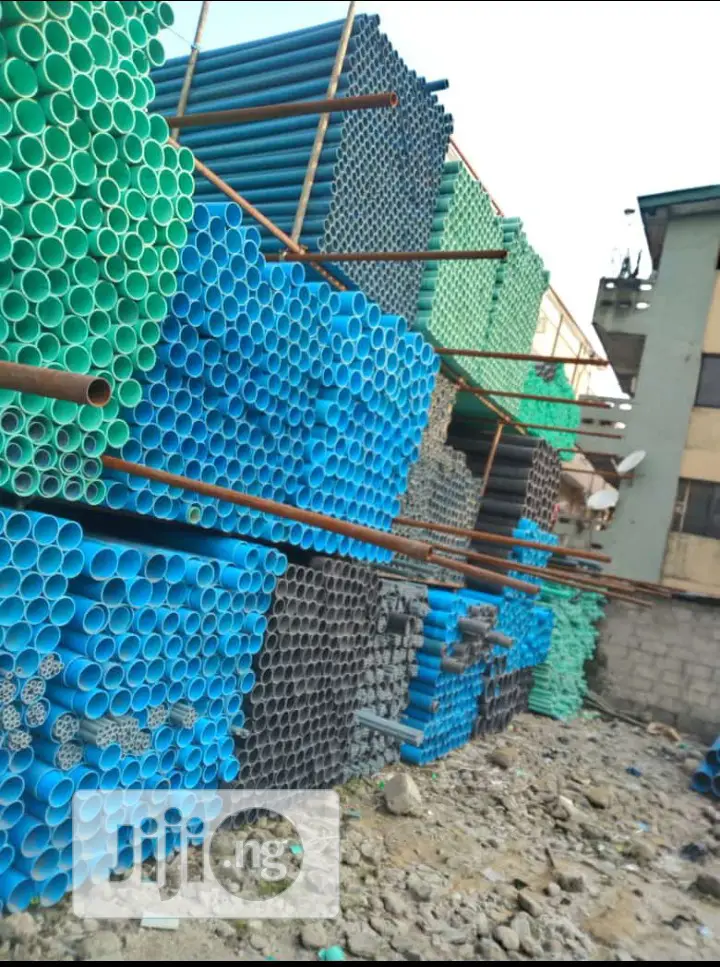 Thick Toilet Plumbing PVC Pipe