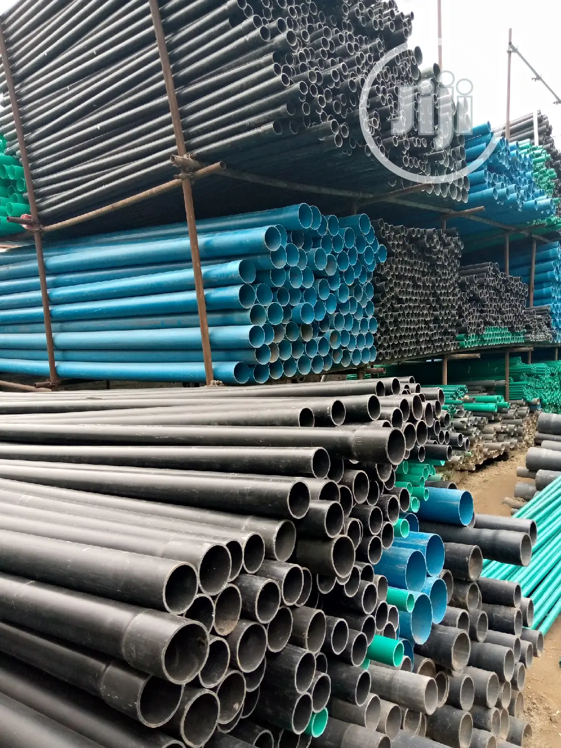 Thick Toilet Plumbing PVC Pipe